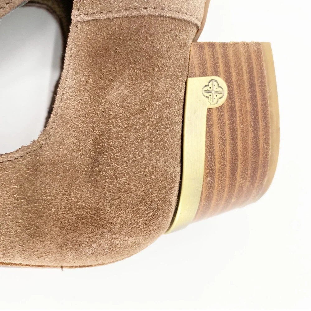 Isola Suede Wrapped Booties Size 9